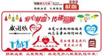 献血文化墙装饰