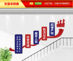 派出所楼梯文化墙