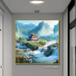 山水油画