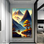 水墨山水画