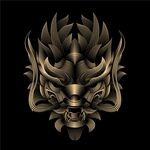 龙线描金色