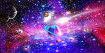 紫色星空