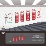 学校楼梯文化墙