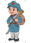 卡通小红军