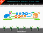 电子阅览室文化墙