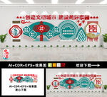文明城市文化墙