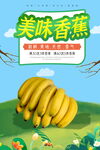 香蕉水果海报