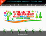 家长学校文化墙