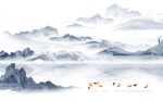 高端 热销中式山水 TiF分层