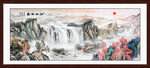国画中堂山水画