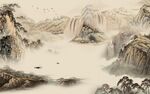 古风 简奢中式山水 tif分层