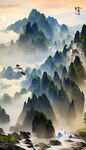 国画山水