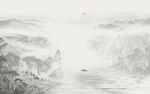 水墨山水画