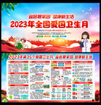 爱国卫生月宣传栏