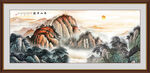 泰山风景画