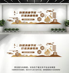 校园学校廉洁文化墙