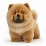 卡通松狮犬