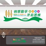 数学培训补习辅导班展板文化墙