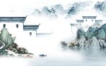 人气 简约电视山水 Tif分层