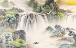 别墅 高端画山水图 tIf分层
