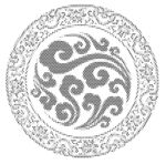 圆点激光雕刻图案