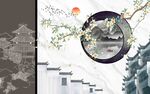 新中式背景墙 