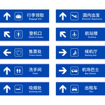 机场指示牌