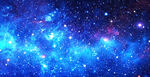 星空蓝色星空图