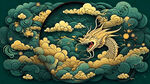 2024龙年插画