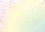 樱花背景矢量图2