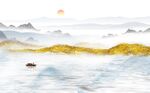 金色山水