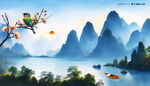 山水风景画