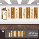中医院养生馆文化形象背景墙