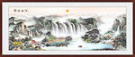 国画山水画风水画