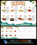 中国美食八大菜系饮食小报