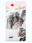 国画水墨山水