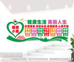 健康自测点自助体检室文化墙