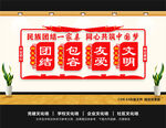 民族团结展板