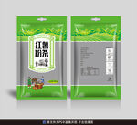 粉条包装平面展开图