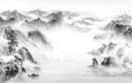 意境 客厅高档山水 TIf分层
