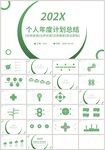 绿色简约个人年度计划总结PPT