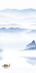 爆款 简约山水玄关 TIf分层