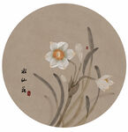 水仙花手绘