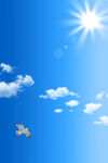 蓝天白云
