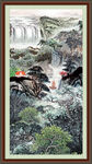 客厅山水画 
