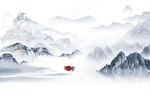 简约 意境热门山水 tif分层