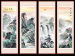 国画山水装饰画