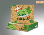 阳光玫瑰包装平面展开图