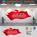 思想主题教育文化墙