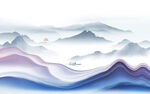 爆款 人气最新山水 TIf分层